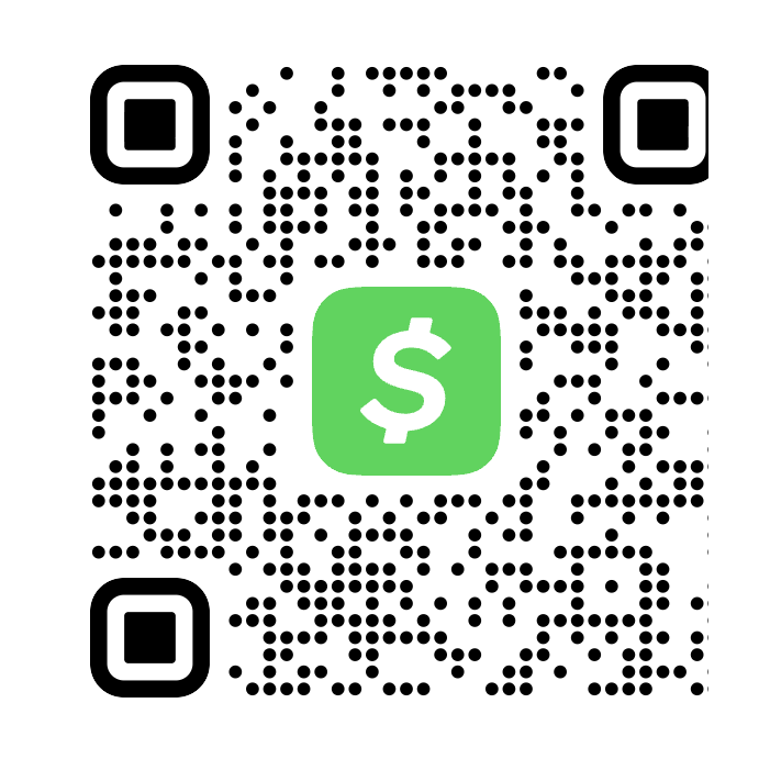 Cash App QR code for $Rarubaine